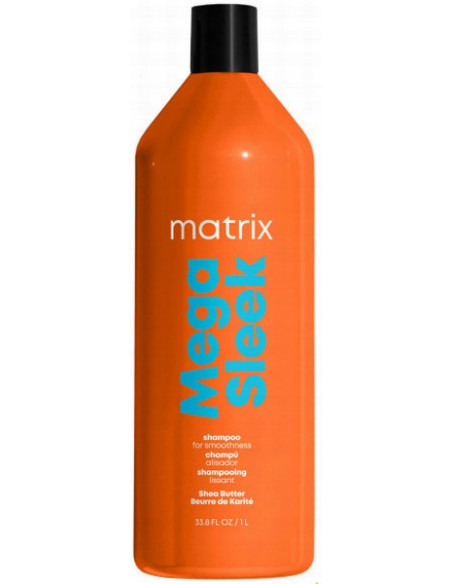 MEGA SLEEK SCHAMPO MED SHEASMÖR FÖR BRÄNNBART HÅR 1000ML