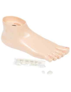 Fot för pedikyrövning med...