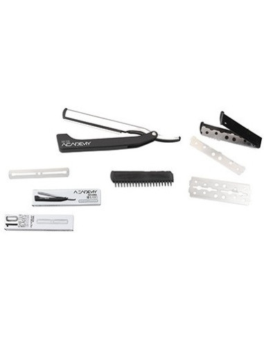 ACADEMY Shift lång rakhyvel med 10...