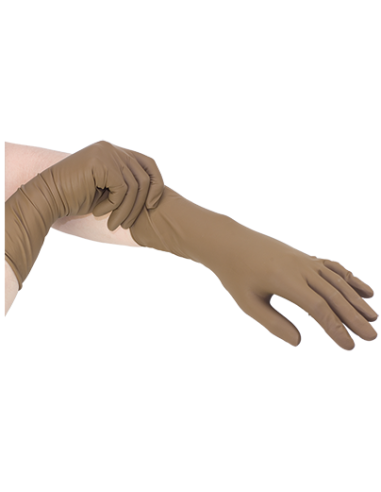 Latexhandskar Manutex L, Bruna