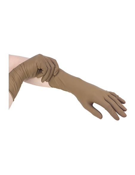 Latexhandskar Manutex L, Bruna
