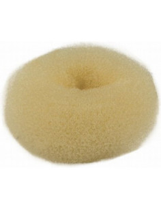 Hårknut, rund blond 12x5cm