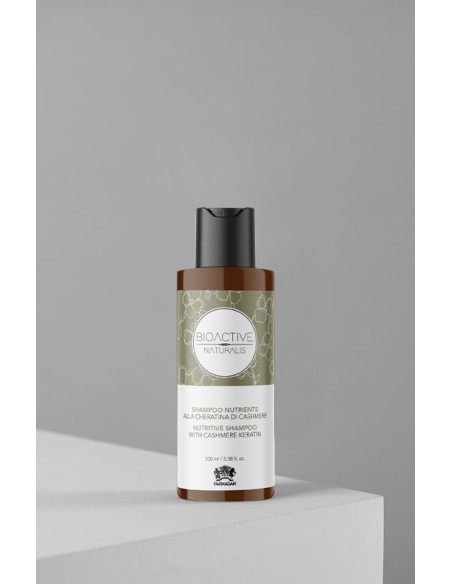 BIOACTIVE NATURALIS Schampo för glansfullt hår, närande, med kashmirkeratin 100ml