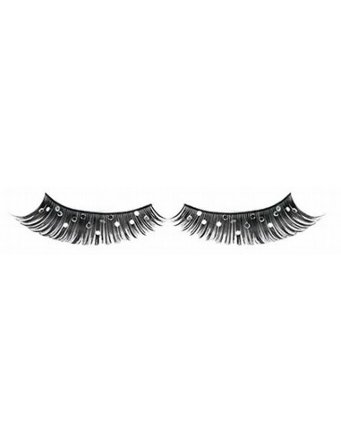 Lösögonfransar Crazy Strass / 2 st + lim