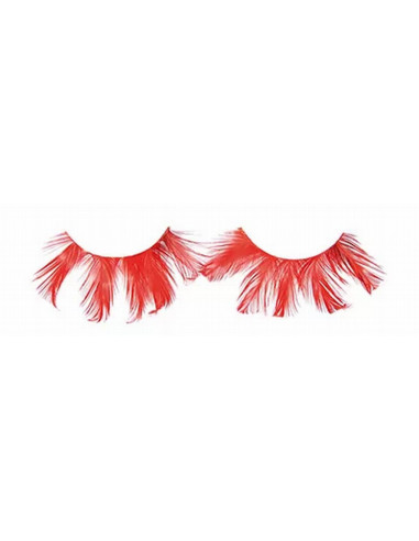 Lösögonfransar Crazy Plume rouge / 2...