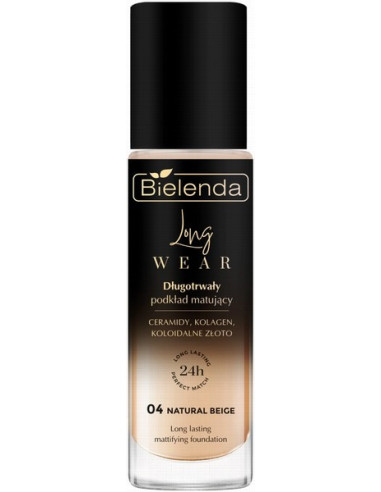 LÅNGVARIG matt bas 04 Naturbeige, 30ml