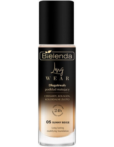LÅNGVARIG matt bas 05 Sunny Beige, 30ml