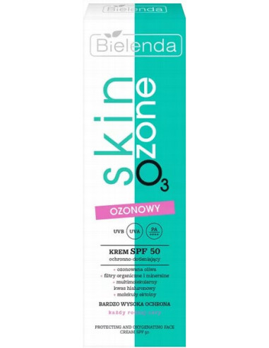 SKIN O3 ZONE Cream SPF50 skyddande,...