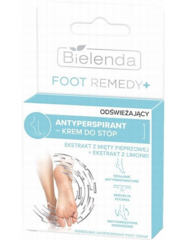 FOOT REMEDY Antiperspirant fotkräm,...