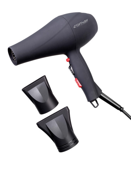 Hårtork Turbo, jon-infraröd teknik, AC-motor, 2 hastigheter, 3 temperaturlägen, 2200W