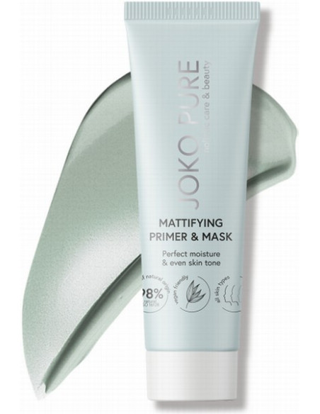 JOKO PURE Mask-primer mattgörande, aloe vera-extrakt/tea tree-olja
