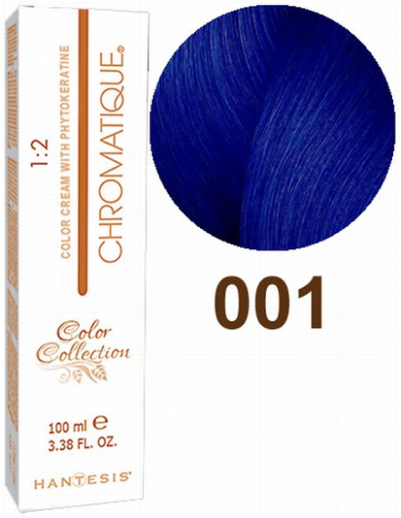 HANTESIS hårfärg CHROMATIQUE 001 Blå 100ml