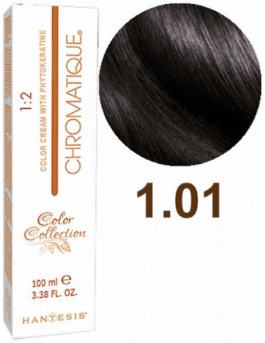 HANTESIS Hair color CHROMATIQUE 1.01 Blue Black 100ml