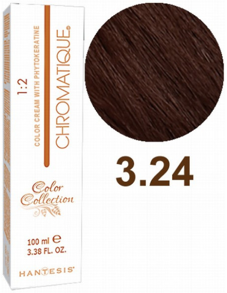 HANTESIS hårfärg CHROMATIQUE 3.24 Bäver 100ml