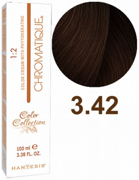 HANTESIS hårfärg CHROMATIQUE 3.42 Cola 100ml