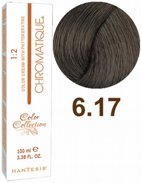 HANTESIS hårfärg CHROMATIQUE 6.17 Teak mörkblond 100ml