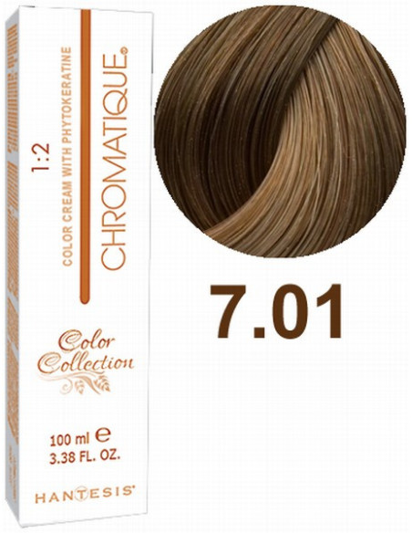 HANTESIS hårfärg CHROMATIQUE 7.01 Naturlig askblond 100ml