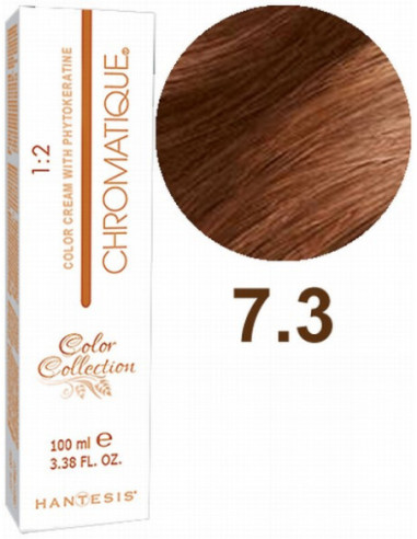 HANTESIS Hair color CHROMATIQUE 7.3 Golden Blonde 100ml