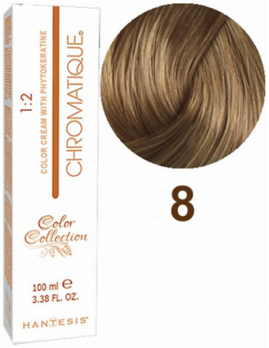 HANTESIS Hair color CHROMATIQUE 8 Light Blonde 100ml