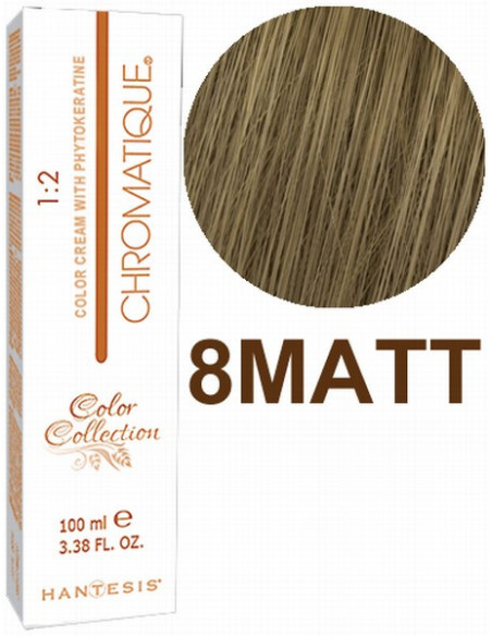 HANTESIS hårfärg CHROMATIQUE 8 Ljusblond matt 100ml