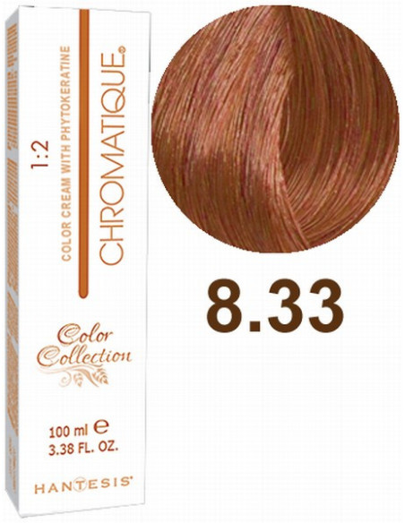 HANTESIS hårfärg CHROMATIQUE 8.33 Ljus cognac blond 100ml
