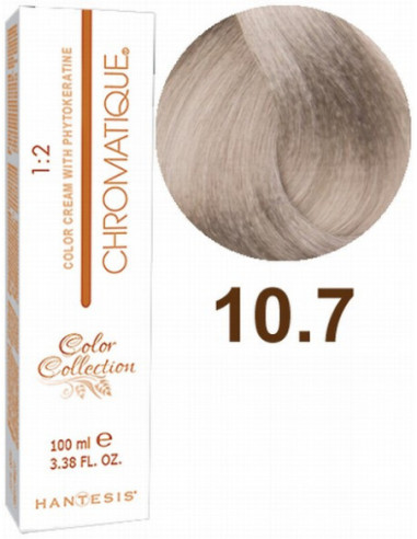 HANTESIS Hair color CHROMATIQUE 10.7 Ultra Light Anti-Red 100ml