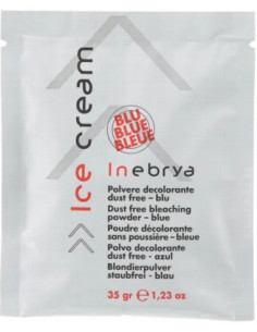 Blekpulver med blått...