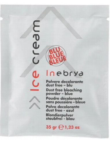 Blekpulver med blått pigment upp till...