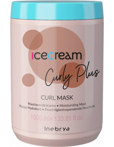 ICECREAM CURLY PLUS hårmask för...