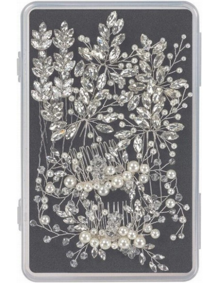BRUDLÅDS Hårspännen, silver