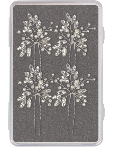 BRUDLÅDS Hårspännen, silver