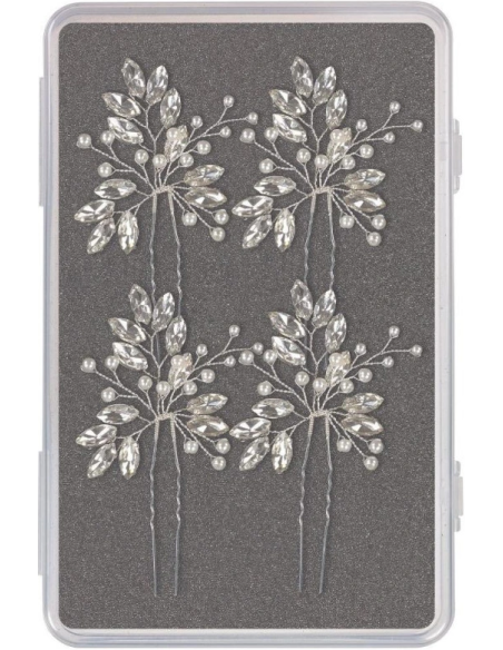 BRUDLÅDS Hårspännen, silver