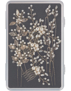 BRUDLÅDS Hårspännen, guld