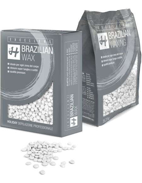 HOLIDAY EXCELLENT Brasilianskt vax, flexibelt, pärlor Extrem renhet 1kg