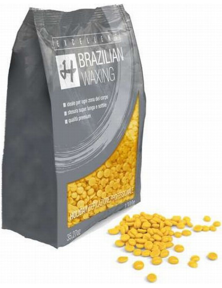 HOLIDAY EXCELLENT Brasilianskt vax, flexibelt, pärlor Mormors kaka 1kg