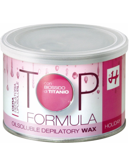 HOLIDAY TOPP Hårborttagningsvax, rosa, titandioxid 400ml