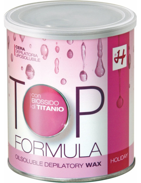 HOLIDAY TOPP Hårborttagningsvax, rosa, titandioxid 800ml