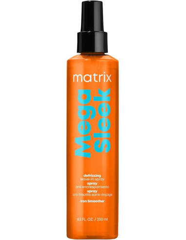 MEGA SLEEK IRON SMOOTHER DEFRIZZING LEAVE–IN SPRAY 250ML