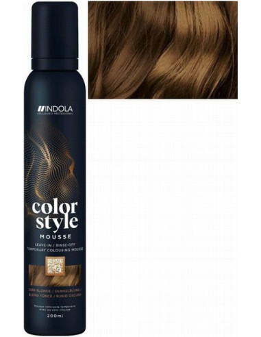 INDOLA COLOR STYLE MOUSSE Mörkblond...