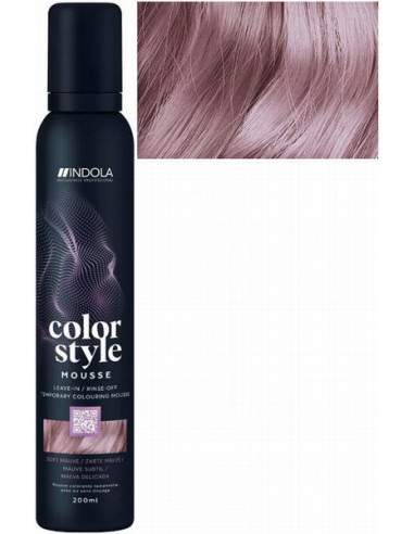 INDOLA COLOR STYLE MOUSSE Mjuk lila...