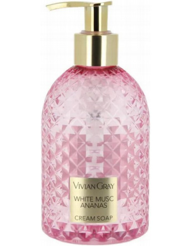 Gemstone Krämig Handtvål (Rosa Vit...