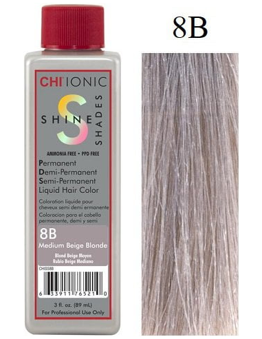 CHI likvīda matu krāsa 8B 89 ml