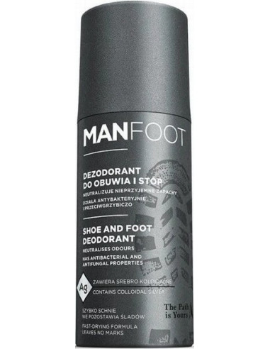 MANFOOT Deodorant med kolloidalt...