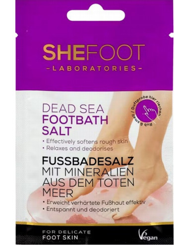 SHEFOOT Fotbad Döda havets salt för...