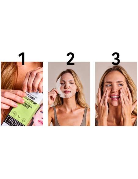 IROHA NATURE Bakuchiol utjämnande ansiktsmask, för elasticitet/fasthet 23ml