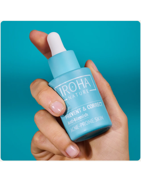 IROHA NATURE ACNE PRONE Serum med salicylsyra för att förebygga akneärr, utjämnande 30ml