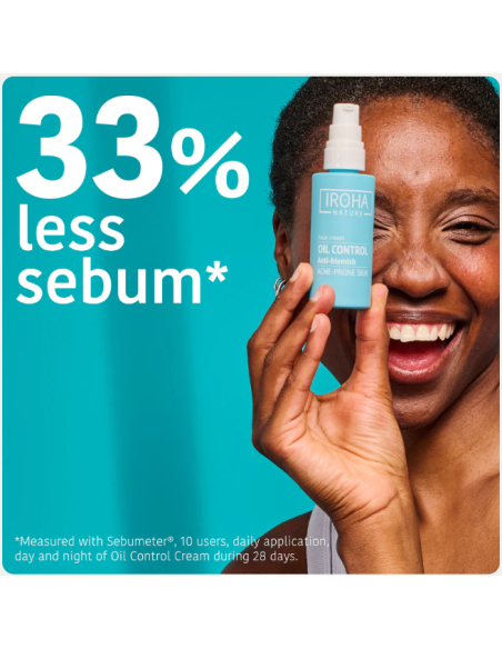 IROHA NATURE ACNE PRONE Kräm med salicylsyra för anti-akne, talgkontroll 50ml
