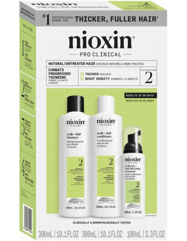 NIOXIN SYSTEM NR. 2 set för naturligt...