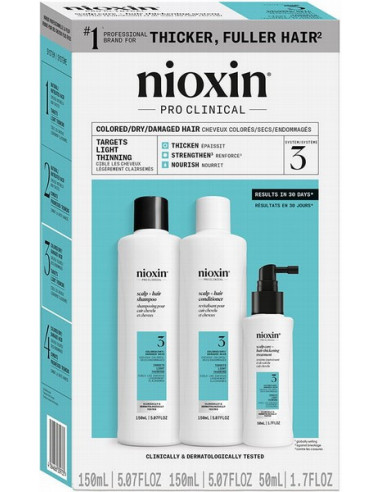NIOXIN SYSTEM NO. 3 set för färgat...