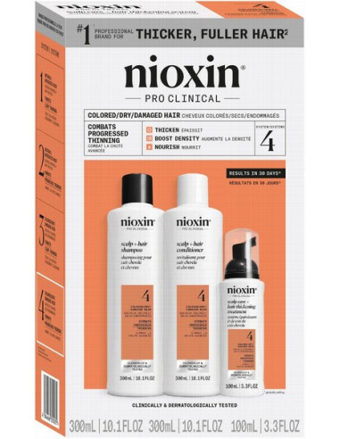 NIOXIN SYSTEM NR. 4 set för färgat...